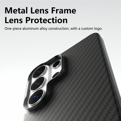 Capa MagSafe para Samsung Galaxy S26 Ultra S948, Abeei, Carbono, Preta