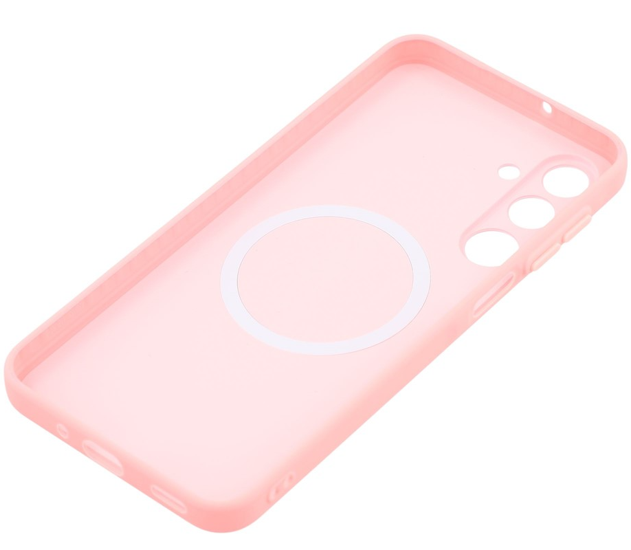 MagSafe Case for Samsung Galaxy A16 5G A166 / A16 4G A165, OEM, Cartoon Astronaut, Pink