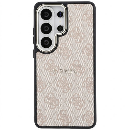 Capa MagSafe para Samsung Galaxy S26 Ultra S948, Guess, 4G Embossed Ring, Rosa