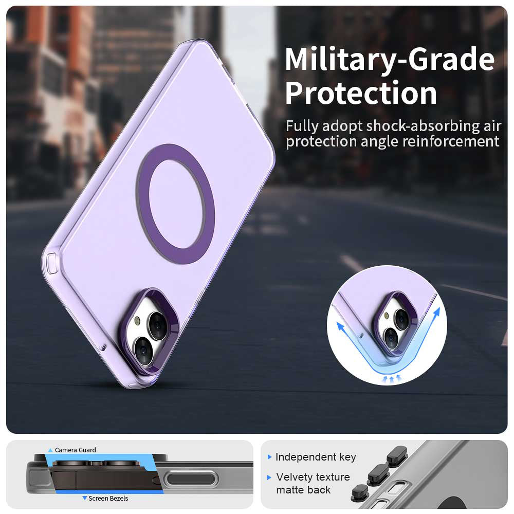 Capa MagSafe para Samsung Galaxy A05 A055, Techsuit, CandyCase, Roxo
