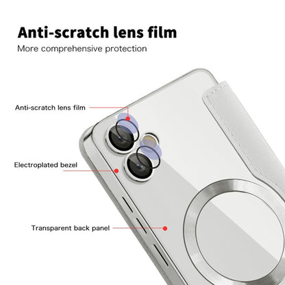 MagSafe Case for Samsung Galaxy A05 A055, Techsuit, SmartMag Book, Gray