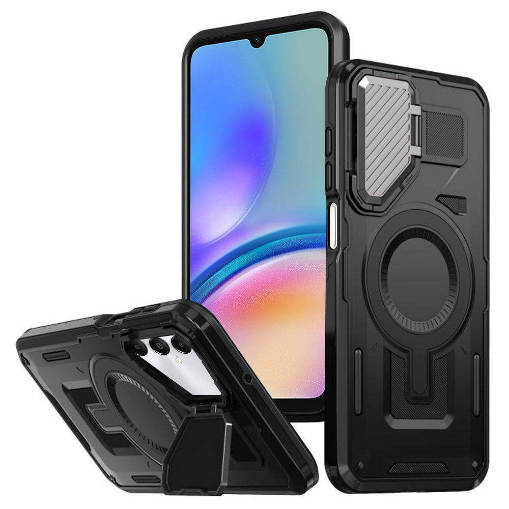Capa MagSafe para Samsung Galaxy A05s A057, Techsuit, CamVault, Preta