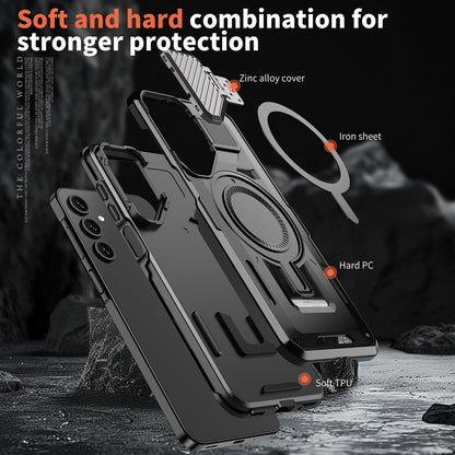 Capa MagSafe para Samsung Galaxy A05s A057, Techsuit, CamVault, Preta