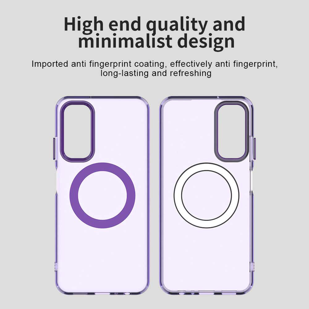 Capa MagSafe para Samsung Galaxy A05s A057, Techsuit, CandyCase, Roxo