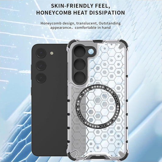 MagSafe Case for Samsung Galaxy A05s A057, Techsuit, HoneyComb Shield, Black