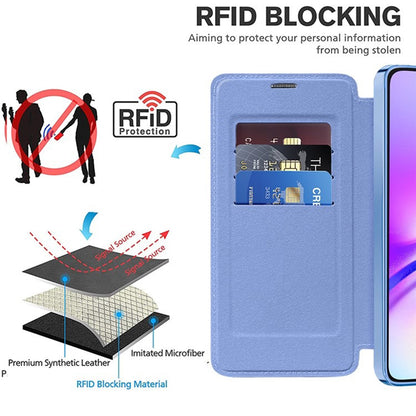 Capa MagSafe para Samsung Galaxy A05s A057, Techsuit, SmartMag Book, Azul