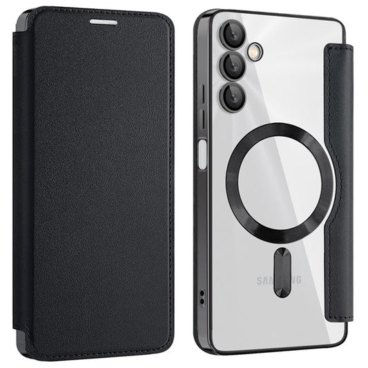 Capa MagSafe para Samsung Galaxy A05s A057, Techsuit, SmartMag Book, Preta