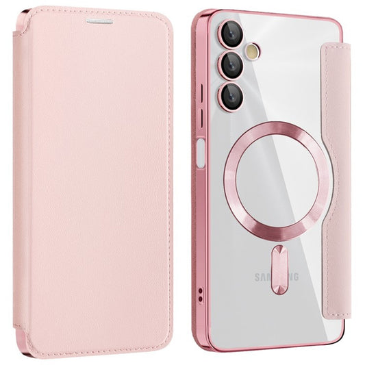 Capa MagSafe para Samsung Galaxy A05s A057, Techsuit, SmartMag Book, Rosa