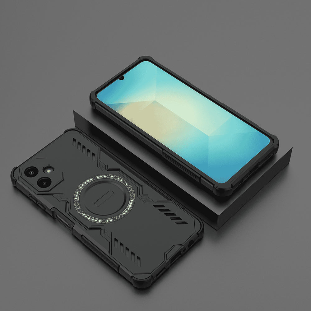 Capa MagSafe para Samsung Galaxy A06 A065, Techsuit, ArmorMag, Preta