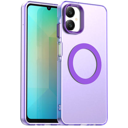 Capa MagSafe para Samsung Galaxy A06 A065, Techsuit, CandyCase, Roxo