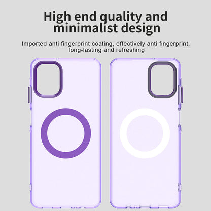 Capa MagSafe para Samsung Galaxy A06 A065, Techsuit, CandyCase, Roxo