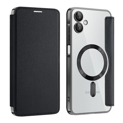 Capa MagSafe para Samsung Galaxy A06 A065, Techsuit, SmartMag Book, Preta