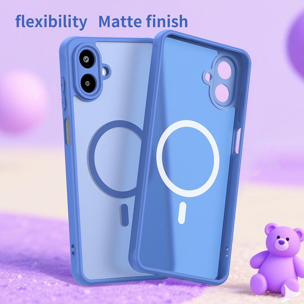 Capa MagSafe para Samsung Galaxy A07 4G A075, Techsuit, HaloFrost II, Azul