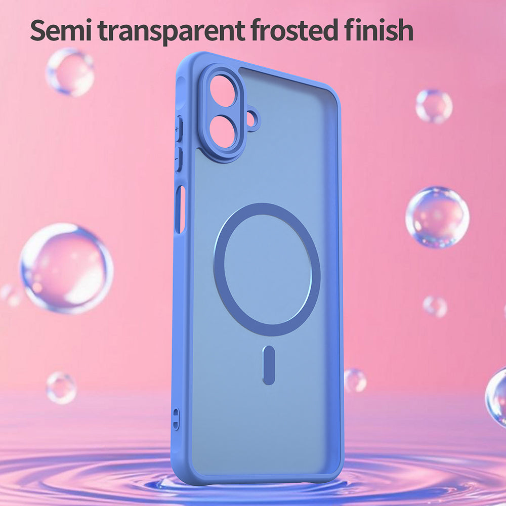 Capa MagSafe para Samsung Galaxy A07 4G A075, Techsuit, HaloFrost II, Azul