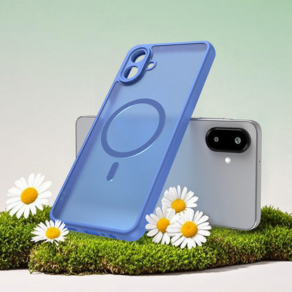 Capa MagSafe para Samsung Galaxy A07 4G A075, Techsuit, HaloFrost II, Azul