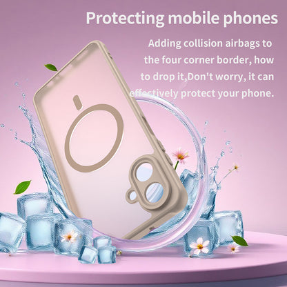 Capa MagSafe para Samsung Galaxy A07 4G A075, Techsuit, HaloFrost II, Dourada