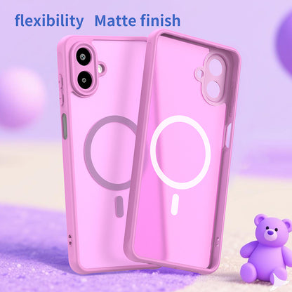 Capa MagSafe para Samsung Galaxy A07 4G A075, Techsuit, HaloFrost II, Rosa