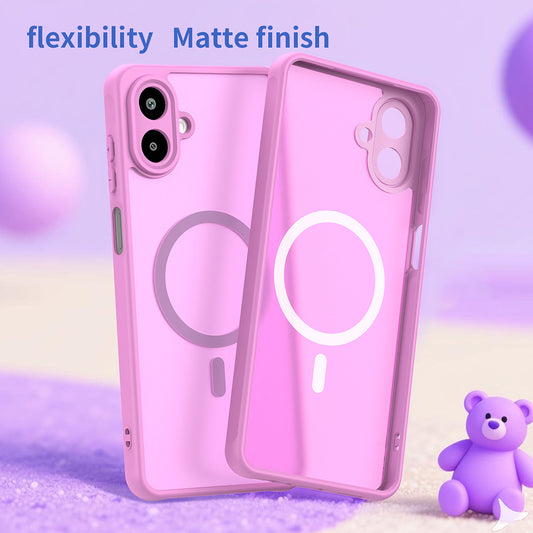 Capa MagSafe para Samsung Galaxy A07 4G A075, Techsuit, HaloFrost II, Rosa