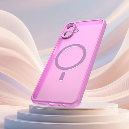 Capa MagSafe para Samsung Galaxy A07 4G A075, Techsuit, HaloFrost II, Rosa
