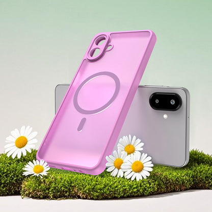 Capa MagSafe para Samsung Galaxy A07 4G A075, Techsuit, HaloFrost II, Rosa