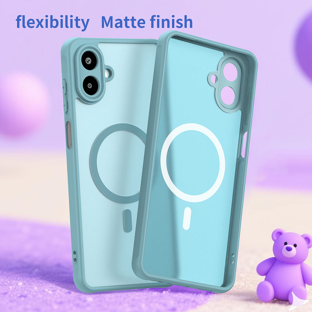 Capa MagSafe para Samsung Galaxy A07 4G A075, Techsuit, HaloFrost II, Verde Claro