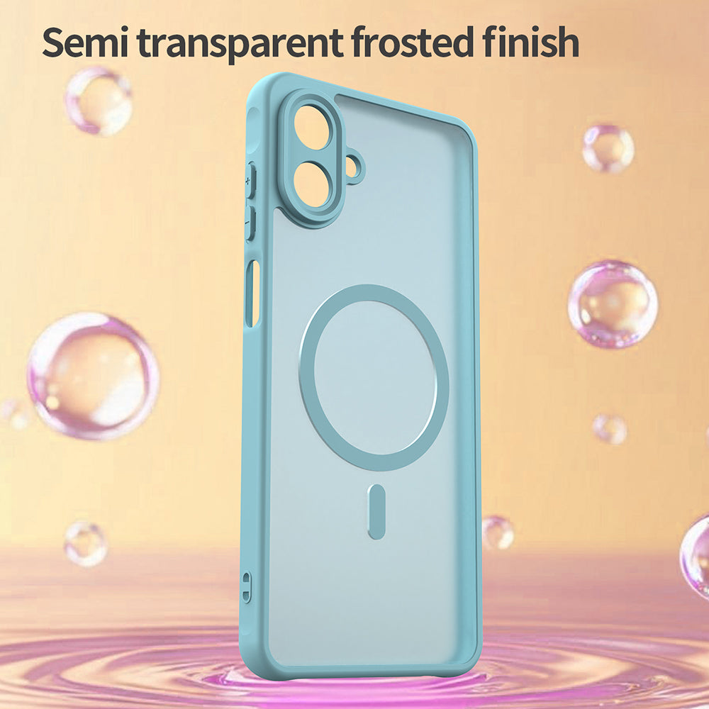 Capa MagSafe para Samsung Galaxy A07 4G A075, Techsuit, HaloFrost II, Verde Claro