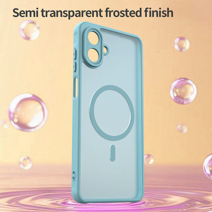 Capa MagSafe para Samsung Galaxy A07 4G A075, Techsuit, HaloFrost II, Verde Claro