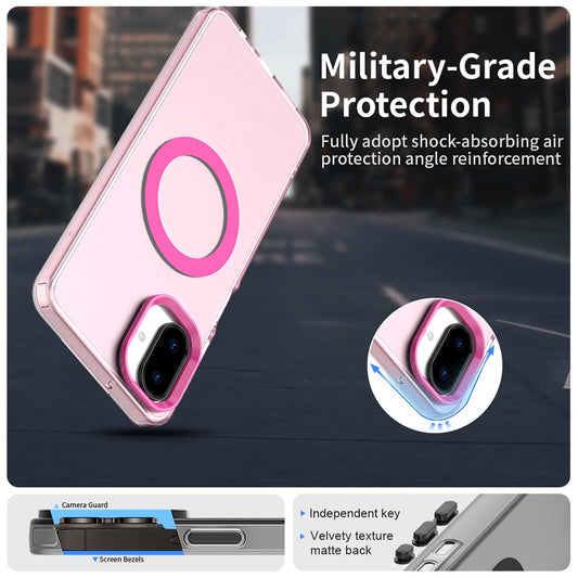 Capa MagSafe para Samsung Galaxy A07 4G A075, Techsuit, CandyCase, Rosa