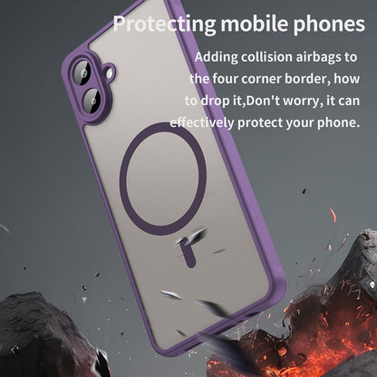 Capa MagSafe para Samsung Galaxy A07 4G A075, Techsuit, HaloFrost II, Roxo