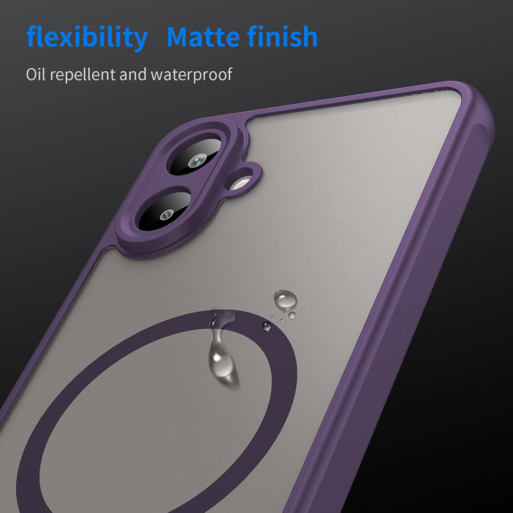 Capa MagSafe para Samsung Galaxy A07 4G A075, Techsuit, HaloFrost II, Roxo