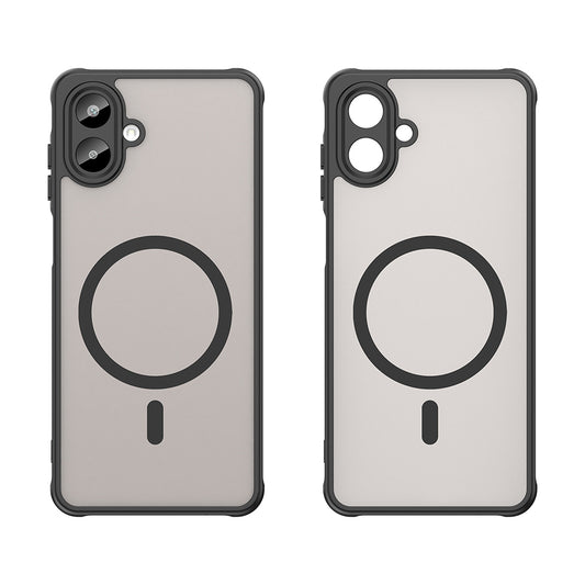 Capa MagSafe para Samsung Galaxy A07 4G A075, Techsuit, HaloFrost II, Preta