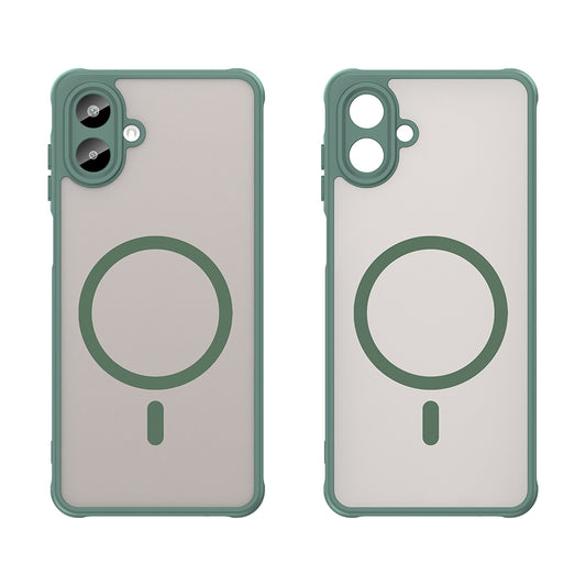 Capa MagSafe para Samsung Galaxy A07 4G A075, Techsuit, HaloFrost II, Verde