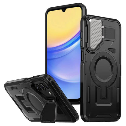 Capa MagSafe para Samsung Galaxy A15 5G A156 / A15 A155, Techsuit, CamVault, Preta