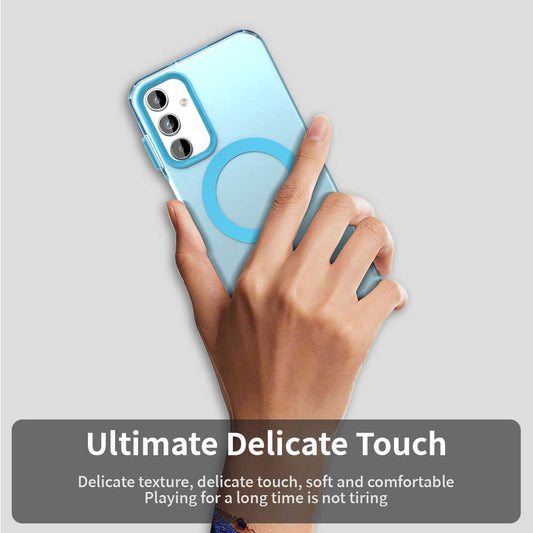 Capa MagSafe para Samsung Galaxy A15 5G A156 / A15 A155, Techsuit, CandyCase, Azul