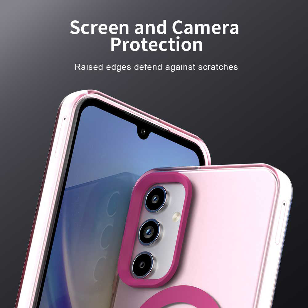 Capa MagSafe para Samsung Galaxy A15 5G A156 / A15 A155, Techsuit, CandyCase, Rosa