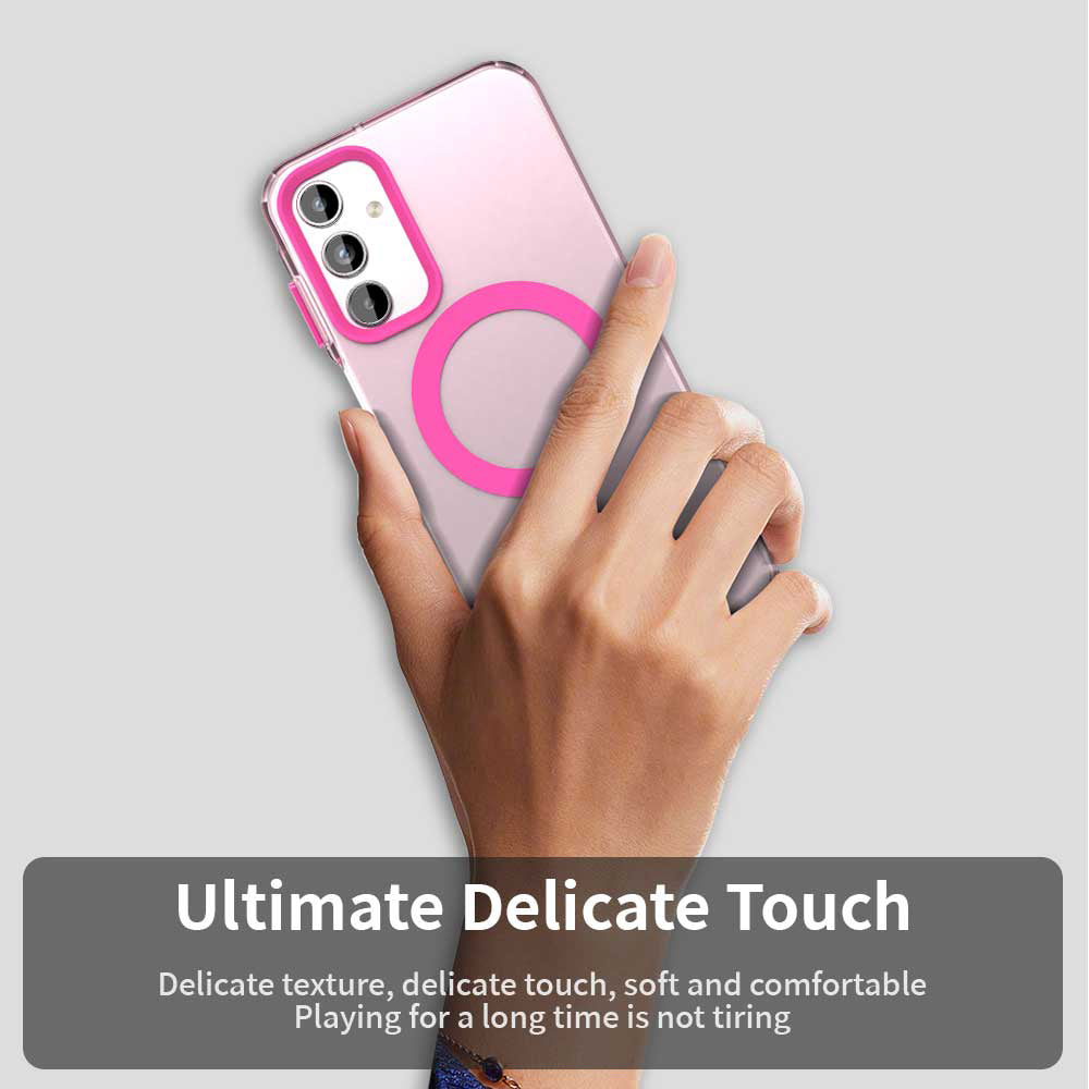 Capa MagSafe para Samsung Galaxy A15 5G A156 / A15 A155, Techsuit, CandyCase, Rosa