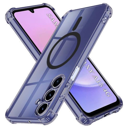 Capa MagSafe para Samsung Galaxy A15 5G A156 / A15 A155, Techsuit, Transparente Antichoque, Fumada