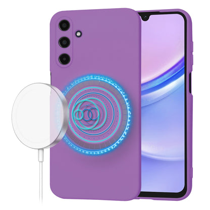 Capa MagSafe para Samsung Galaxy A15 A155, Techsuit, SoftFlex, Roxo