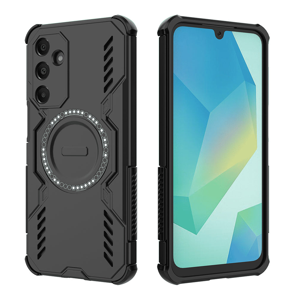 Capa MagSafe para Samsung Galaxy A16 5G A166 / A16 4G A165, Techsuit, ArmorMag, Preta