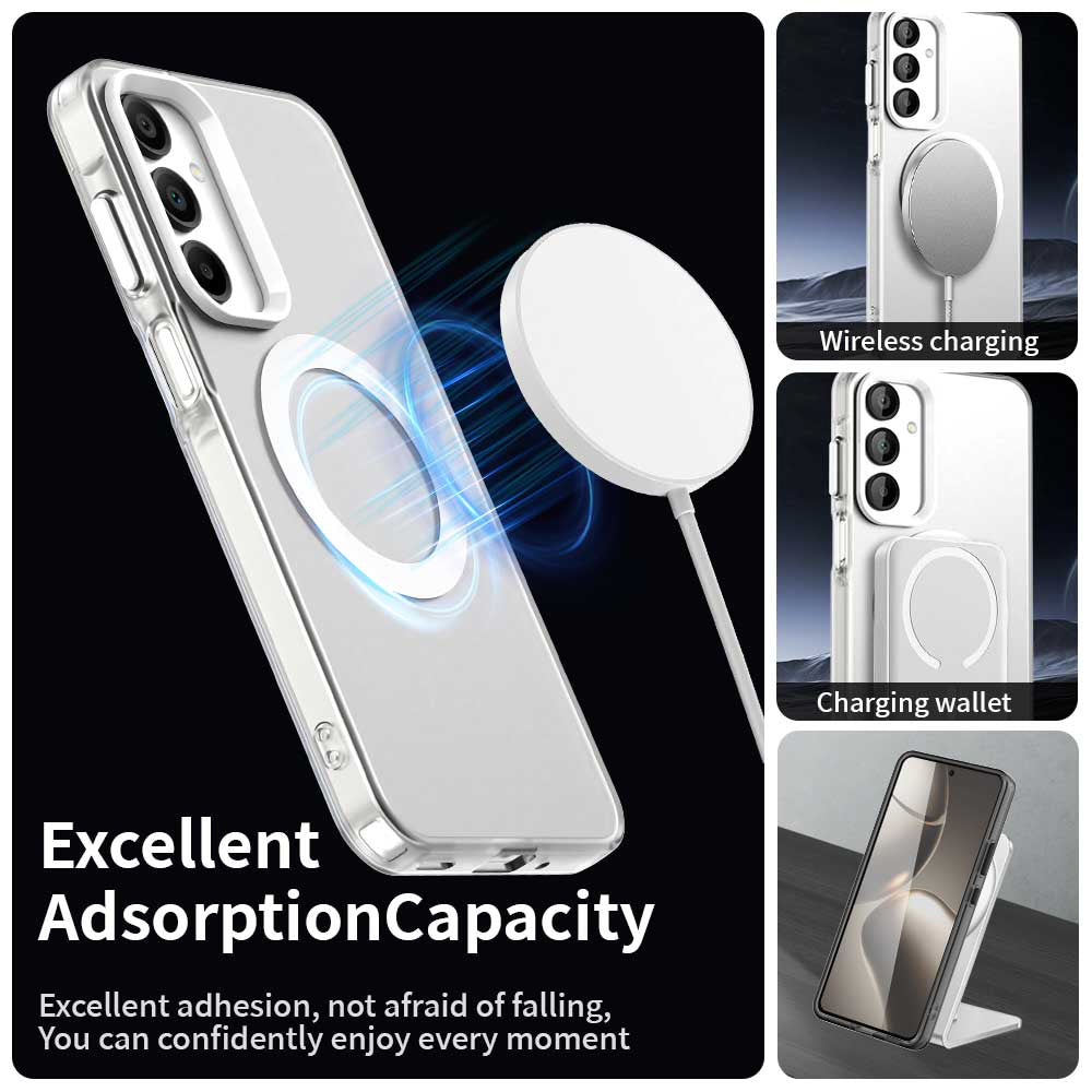 Capa MagSafe para Samsung Galaxy A16 5G A166 / A16 4G A165, Techsuit, CandyCase, Branca