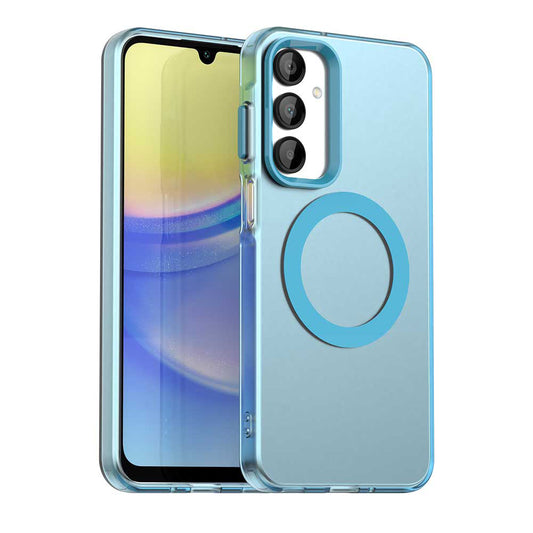 Capa MagSafe para Samsung Galaxy A16 5G A166 / A16 4G A165, Techsuit, CandyCase, Azul