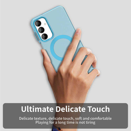 Capa MagSafe para Samsung Galaxy A16 5G A166 / A16 4G A165, Techsuit, CandyCase, Azul