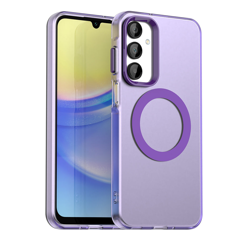 MagSafe Case for Samsung Galaxy A16 5G A166 / A16 4G A165, Techsuit, CandyCase, Purple