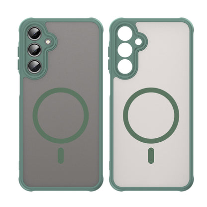 Capa MagSafe para Samsung Galaxy A16 5G A166 / A16 4G A165, Techsuit, HaloFrost II, Verde