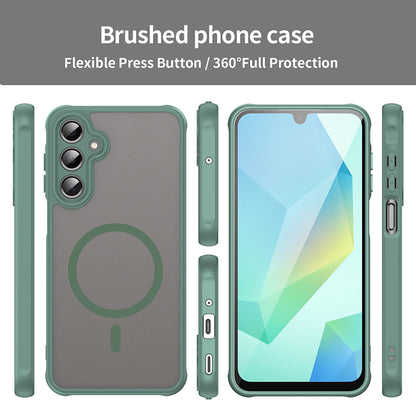Capa MagSafe para Samsung Galaxy A16 5G A166 / A16 4G A165, Techsuit, HaloFrost II, Verde