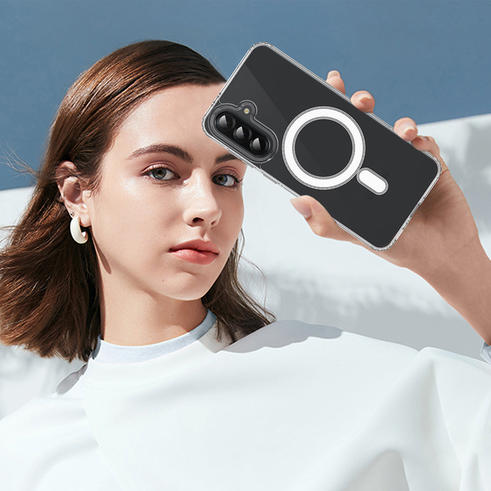 Capa MagSafe para Samsung Galaxy A17 4G / A17 5G, Techsuit, Pro, Transparente