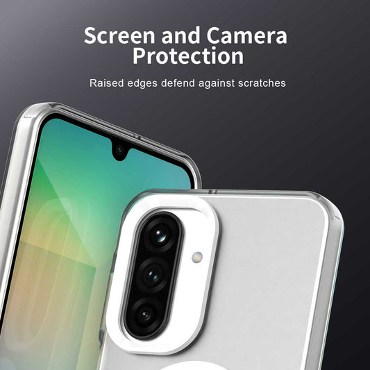 Capa MagSafe para Samsung Galaxy A17 5G, Techsuit, CandyCase, Branca
