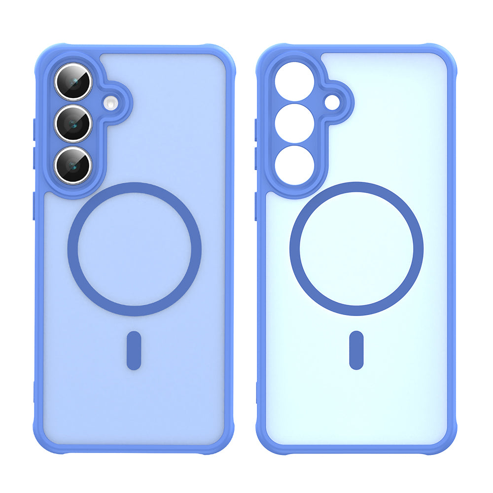 Capa MagSafe para Samsung Galaxy A17 5G, Techsuit, HaloFrost II, Azul