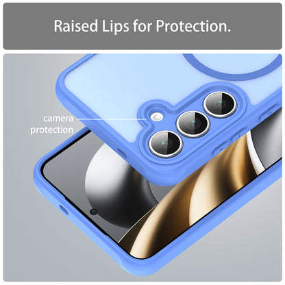 Capa MagSafe para Samsung Galaxy A17 5G, Techsuit, HaloFrost II, Azul