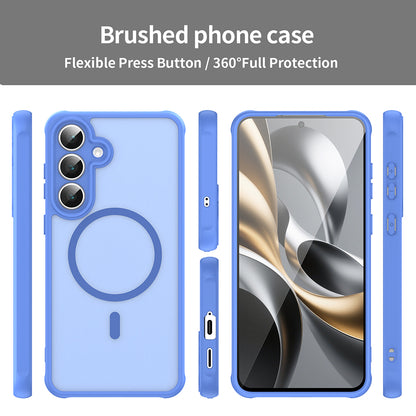 Capa MagSafe para Samsung Galaxy A17 5G, Techsuit, HaloFrost II, Azul